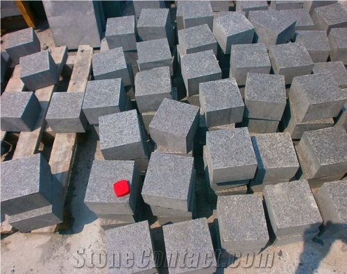G684 Cobble Stone,China Black Basalt