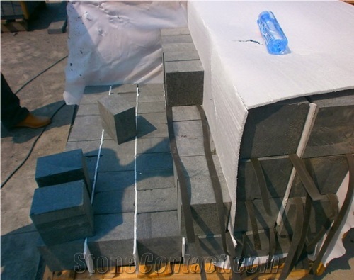 G684 Cobble Stone,China Black Basalt