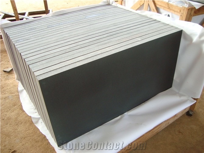 Hainan Black Basalt, Walling & Flooring Cladding Honed Slabs & Tiles,Kerbstone,Countertops.