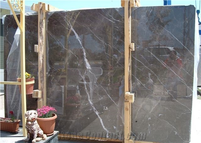 Olive Maron Marble Slabs & Tiles, Brown Polished Marble Floor Tiles, Wall Tiles