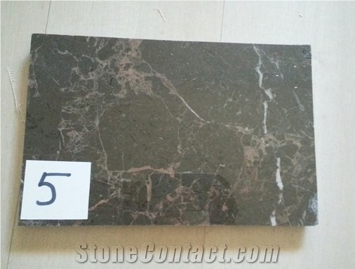 Olive Maron Marble Slabs & Tiles, Brown Polished Marble Floor Tiles, Wall Tiles