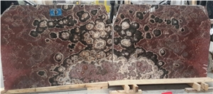 Rosso Onyx Slabs & Tiles, Rojo Vulkano Onyx Slabs & Tiles