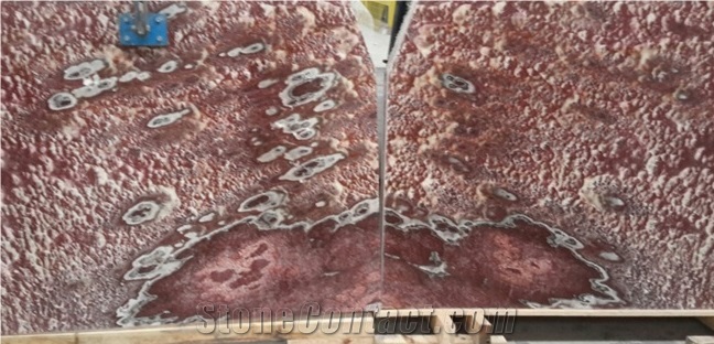 Rosso Onyx Slabs & Tiles, Rojo Vulkano Onyx Slabs & Tiles