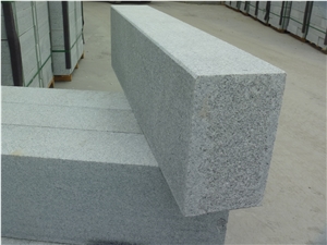 Fujian Jinjiang Grey Granite Kerbstone G601 Flamed for Countertop and Other Way to Covering-Xiamen,China