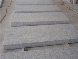 Fujian Jinjiang Grey Granite Pavers G601 Flamed Way to Covering-Xiamen,China