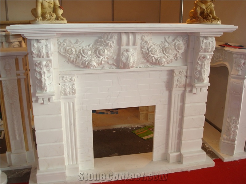 White Marble Fireplace,Supply Various Of Style Fireplace,Design Idears Fireplace