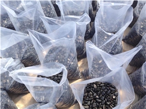 Black Polished River Pebble Stones,Black Pebbles,Natural Pebbles