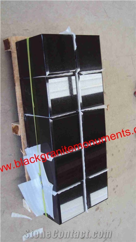 China Absolute Black Polished Monument & Tombstone, China Shanxi Black Polished Monument & Tombstone, China Absolute Black Polished Memorials & Headstones