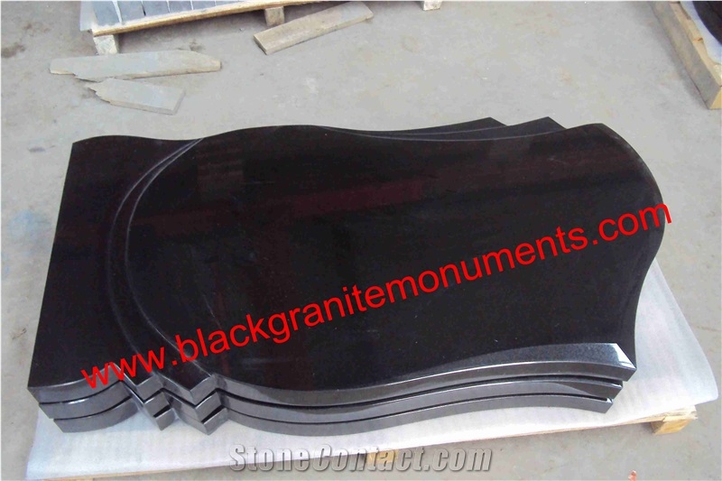 China Absolute Black Polished Monument & Tombstone, China Shanxi Black Polished Monument & Tombstone, China Absolute Black Polished Memorials & Headstones