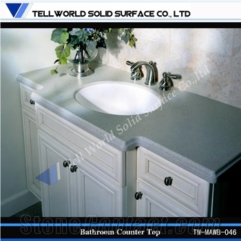 Artifical Solid Surface Bathroom Countertops and Sinks