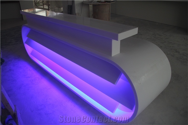 Modern Office Furniture Reception Desk,High Quality Round Reception Counter