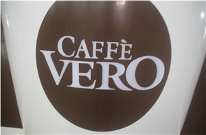 Reception Counter Manufacture Led Cafe Bar Counter, Acrylic Solid Surface Counter Top
