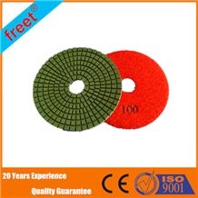 4" 100mm Diamond Tools Wet Polishing Pads for Concrete, Granite, Marble