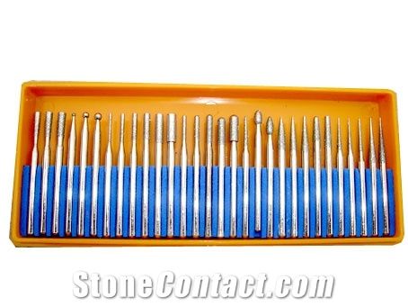 Diamond Burs, Diamond Engraving Tools, Diamond Point for Stone