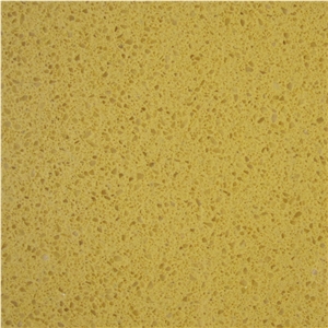 Artificial Stone Quartz Solid Surfaces Sparkle Yellow 2cm and 3cm Slabs and Cut-To-Size Tiles