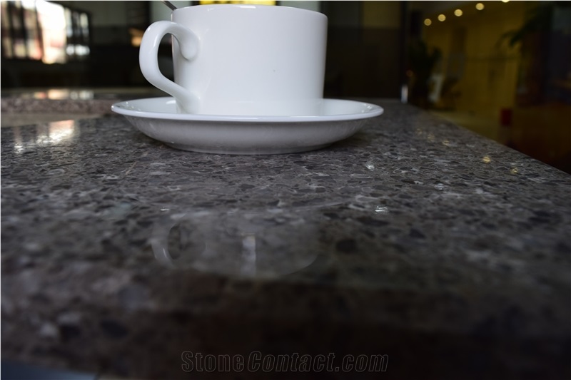 Bathroom Quartz Countertops with Built in Sinks