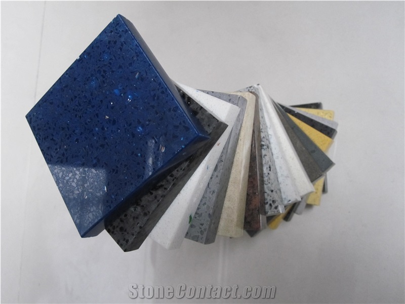 Blue Quartz Stone Slab and Tile-Resistant to Scratch, Stain, Chemicals, Acid and Alkali