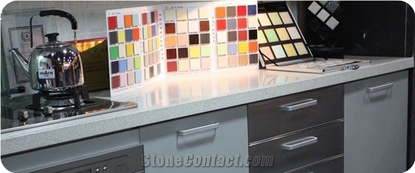Bst Quartz Stone Pre-Fabricated Tops Custom Bathroom Vanity Countertop Shapes Slab Standard Sizes 126 *63 and 118 *55 with High Hardness and High Compression Strength