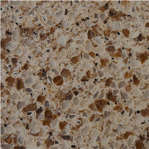 C6035 Quartz Stone Slab for Pre-Fabricated Tops