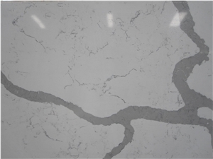 Carrara White Man-Made Stone Slabs and Tiles 2cm and 3cm Available for Worktops and Kitchen Tops