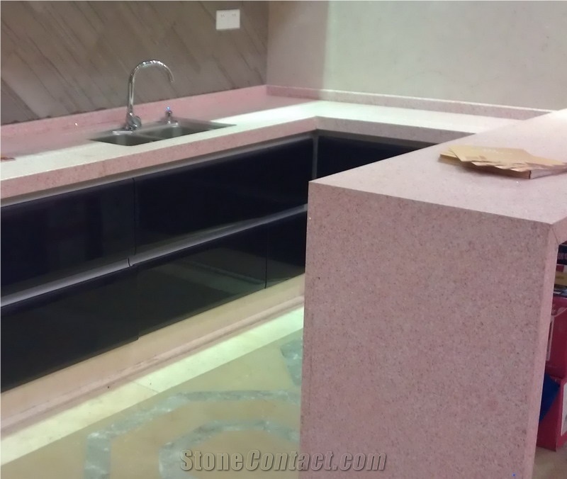 China Make Engineered Quartz Stone Slabs and Tiles Of 1.2/1.5/2/2.5/3cm for Prefabricated Tops and Flooring