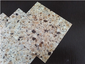 China Man-Made Quartz Stone Tiles,A New Surface Application Meterial for Worktop,Non-Porous, Anti-Acid and Alkali, Fire Resistant, Stain Resistant,Low Water Absorption, No Radiation