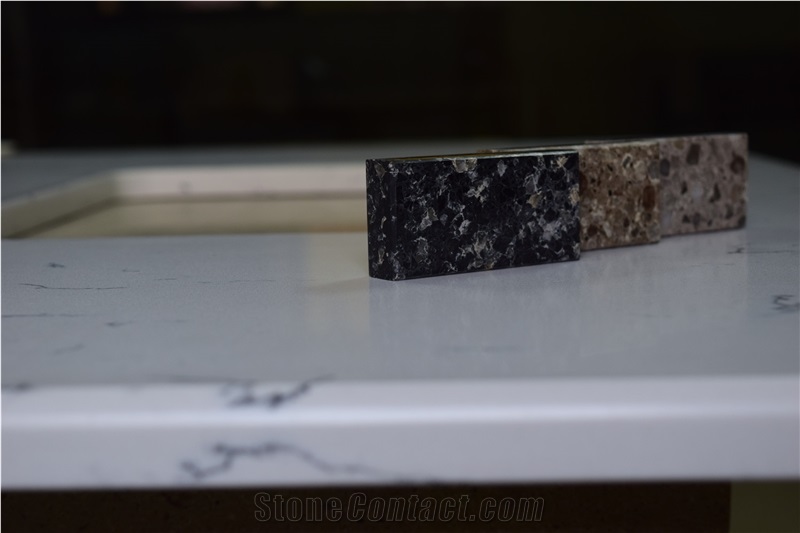 Cut to Size Quartz for Multifamily,Hospitality Projects Bathroom Vanity Tops Bathroom Solid Surface
