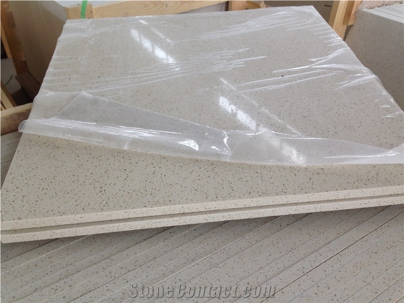 Durable Quartz Stone Floor Tiles-Resistant to Scratch, Stains, Chemical and Easy Maintenance