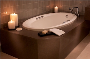 Grey Quartz Stone Bathtub