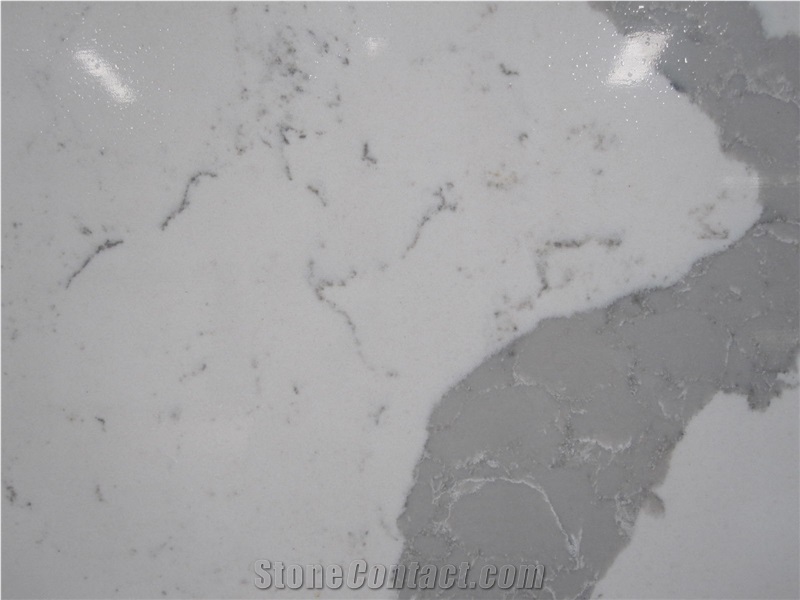 High Strength&Durablility Quartz Stone Slab Polished Surfaces 2/3cm Thick Available for Multifamily/Hospitality Projects