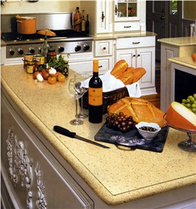 Multiple Colors Engineered Quartz Stone Panel and Slab Of Stain Resistance