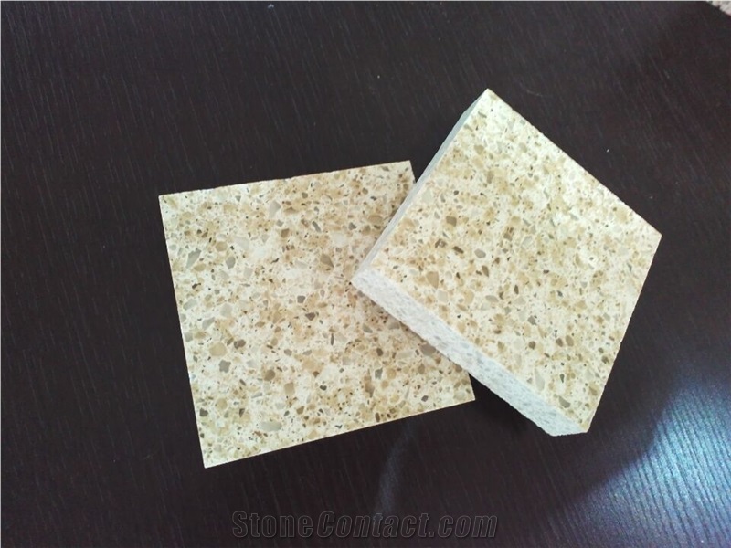 Outstanding Pollution-Resistance Natural Beauty High Quality Quartz Stone Surfaces with Single Bowl Undermount Sink