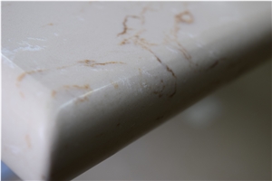 Quartz Stone 2cm and 3cm Available for American Kitchen Countertops with Bullnose Edge Profile