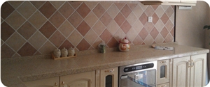 Veined Quartz for Kitchen Countertop Bathtop Thickness 2cm or 3cm with High Gloss and Hardness