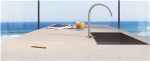 Veined Quartz Stone Kitchen Countertop 2cm and 3cm Available for American Kitchen Countertops and Vanity Tops