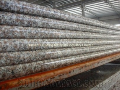 G664 Granite Stair Treads Full Bullnose Edge