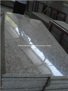 G664 Granite Stair Treads Full Bullnose Edge