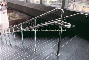 Otta Quartzite Stairs(Tread/Raiser), Black Norway Quartzite Stairs, Steps