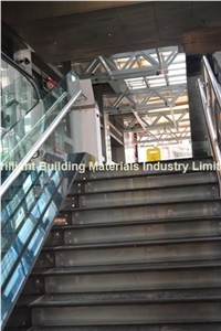 Otta Quartzite Stairs(Tread/Raiser), Black Norway Quartzite Stairs, Steps