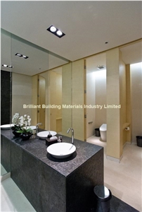 Otta Quartzite Vanity Top for Private Villa, Black Quartzite Bath Top Of Norway