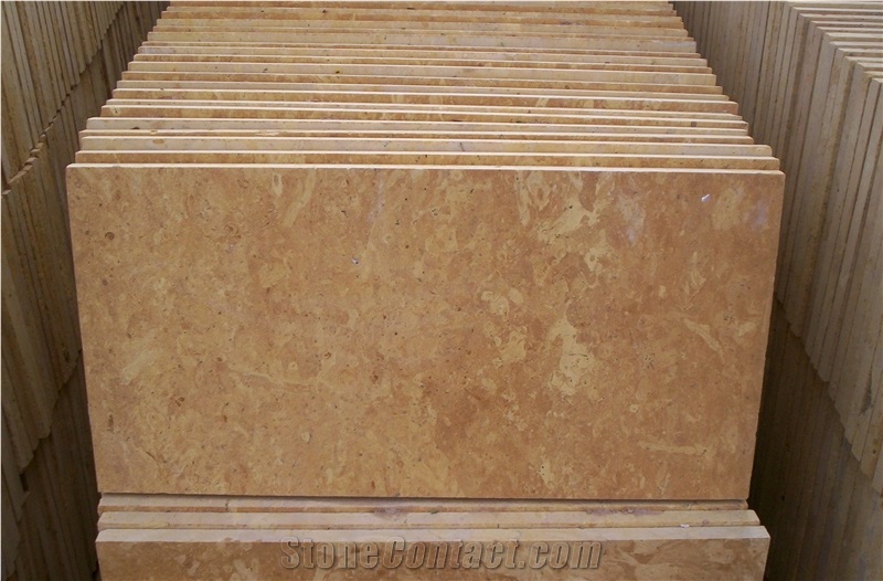 Flowery Gold Limestone Wall Tiles, Jaisalmer Flowery Gold Tiles