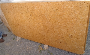Fossil Gold Limestone, Jaisalmer Fossil Gold Limestone Tiles & Slabs
