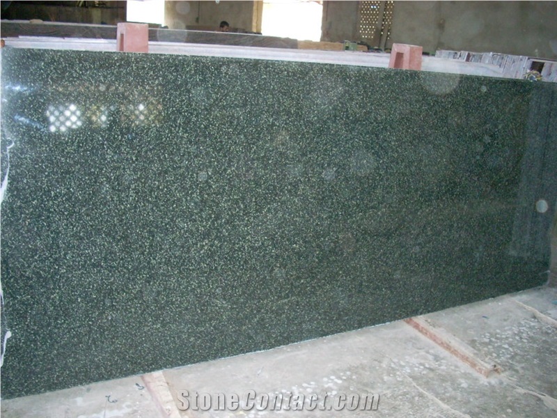 Hassan Green Slabs & Tiles, India Green Granite polished floor covering tiles 