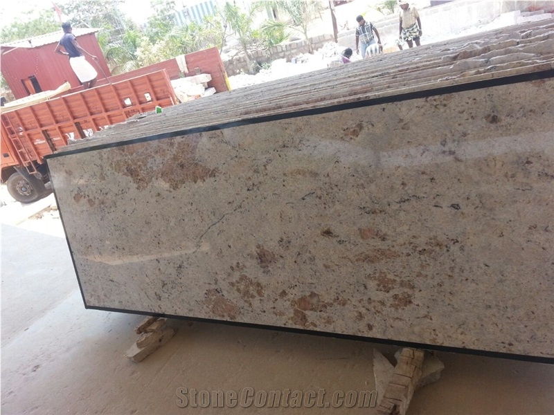 Mocha Ivory Granite Slabs & tiles, India Ivory Granite polished floor covering tiles