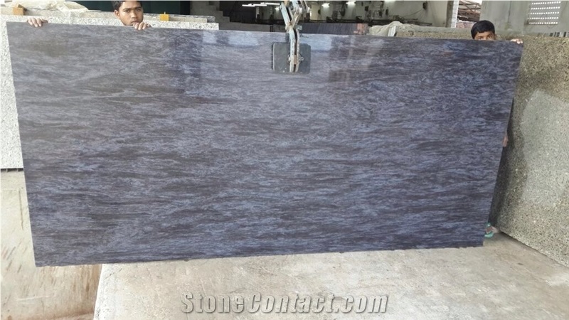Vizag Blue Granite Slabs, India Blue Granite, Blue Silk Granite, Oyster Pearl Granite
