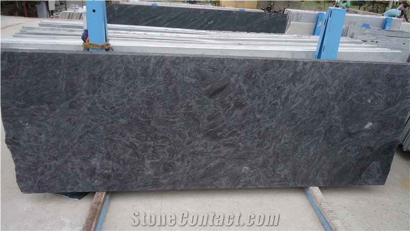 Vizag Blue Granite Slabs, India Blue Granite, Blue Silk Granite, Oyster Pearl Granite