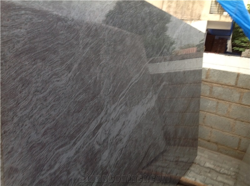 Vizag Blue Granite Slabs, India Blue Granite, Blue Silk Granite, Oyster Pearl Granite
