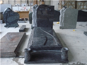 Bahama Blue Granite Angel Monuments