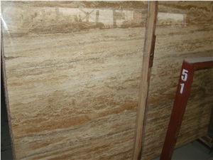 Bitlis Golden Travertine Slab, Turkey Yellow Travertine