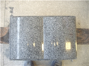 Book Style Monument & Tombstone, Pearl Blue Granite Monument & Tombstone